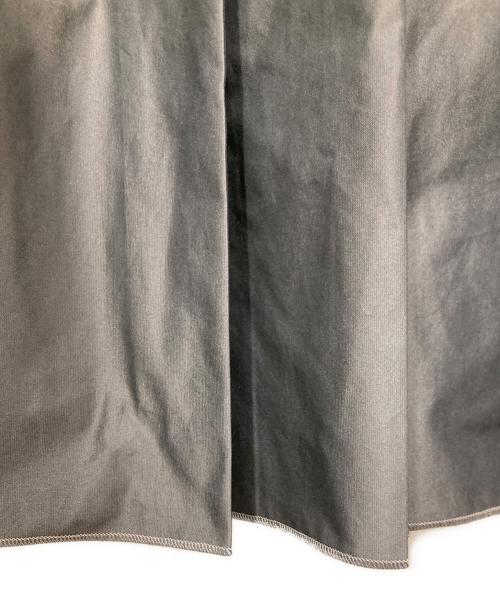 UNITED ARROWS（ユナイテッドアローズ）UNITED ARROWS (ユナイテッドアローズ) シャンブレー タフタ プリーツスカート グレー サイズ:36の古着・服飾アイテム