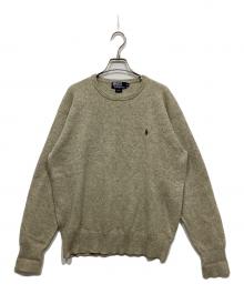 POLO RALPH LAUREN（ポロ・ラルフローレン）の古着「ウールニット」｜ベージュ