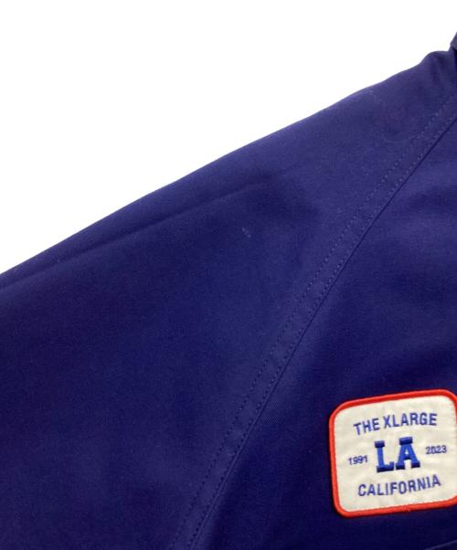 X-LARGE（エクストララージ）X-LARGE (エクストララージ) LOGO PATCH S/S WORK SHIRT ネイビー サイズ:Ｌの古着・服飾アイテム