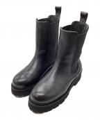 Caminandoカミナンド）の古着「別注 W TREK SOLE BACKZIP BOOTS」｜ブラック