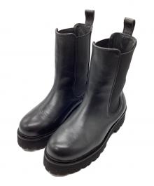 Caminando（カミナンド）の古着「別注 W TREK SOLE BACKZIP BOOTS」｜ブラック