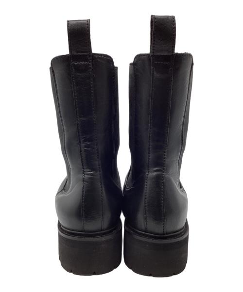 Caminando（カミナンド）Caminando (カミナンド) 別注 W TREK SOLE BACKZIP BOOTS ブラック サイズ:7の古着・服飾アイテム