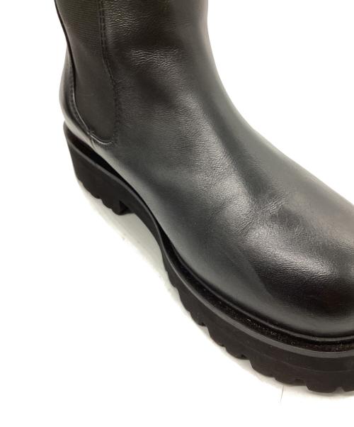 Caminando（カミナンド）Caminando (カミナンド) 別注 W TREK SOLE BACKZIP BOOTS ブラック サイズ:7の古着・服飾アイテム