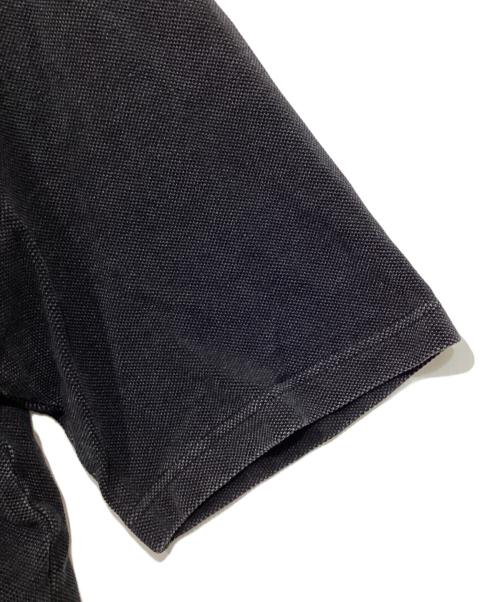 LACOSTE（ラコステ）LACOSTE (ラコステ) 配色リブニットインディゴTシャツ ブラック サイズ:US Lの古着・服飾アイテム