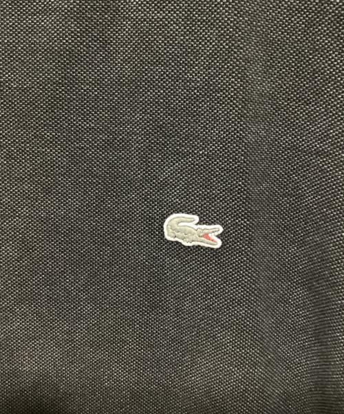 LACOSTE（ラコステ）LACOSTE (ラコステ) 配色リブニットインディゴTシャツ ブラック サイズ:US Lの古着・服飾アイテム