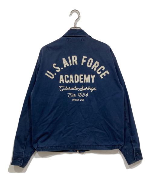 AVIREX（アヴィレックス）AVIREX (アヴィレックス) FADE USAF ACADEMY JACKET ネイビー サイズ:Mの古着・服飾アイテム