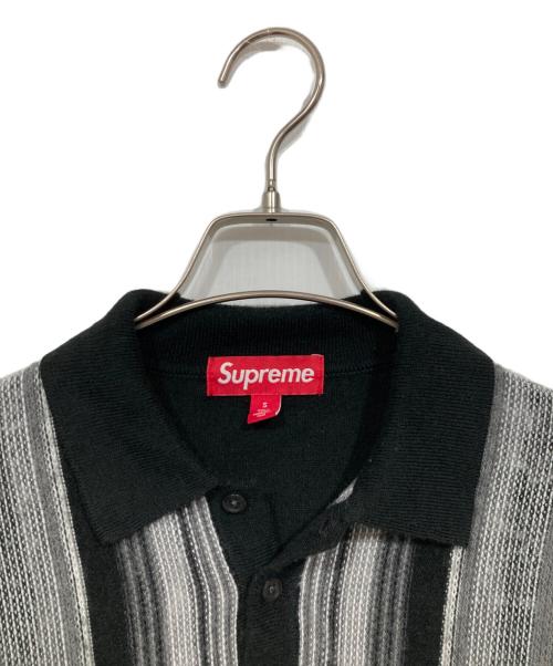 SUPREME（シュプリーム）SUPREME (シュプリーム) Multi Stripe Polo Sweater ブラック サイズ:Sの古着・服飾アイテム