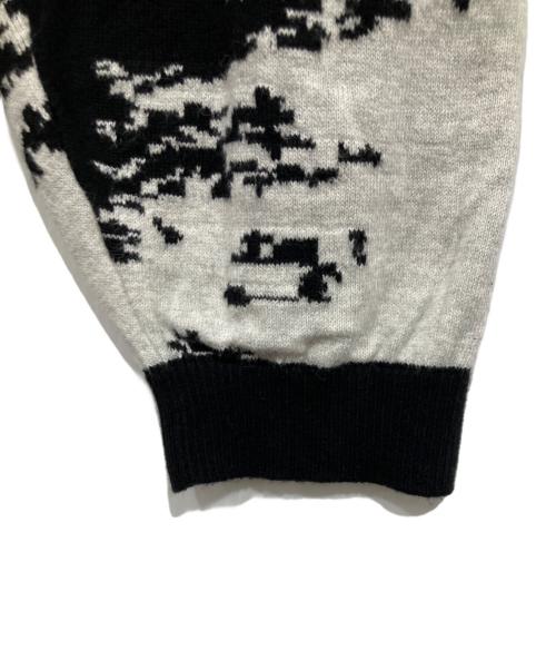 SUPREME（シュプリーム）SUPREME (シュプリーム) Big Cats Jacquard L/S ブラック サイズ:LLの古着・服飾アイテム