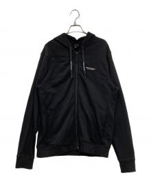 ARMANI EXCHANGE（アルマーニ エクスチェンジ）の古着「ロゴジップパーカー」｜ブラック