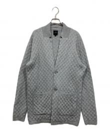 ARMANI EXCHANGE（アルマーニ エクスチェンジ）の古着「ニットジャケット」｜グレー