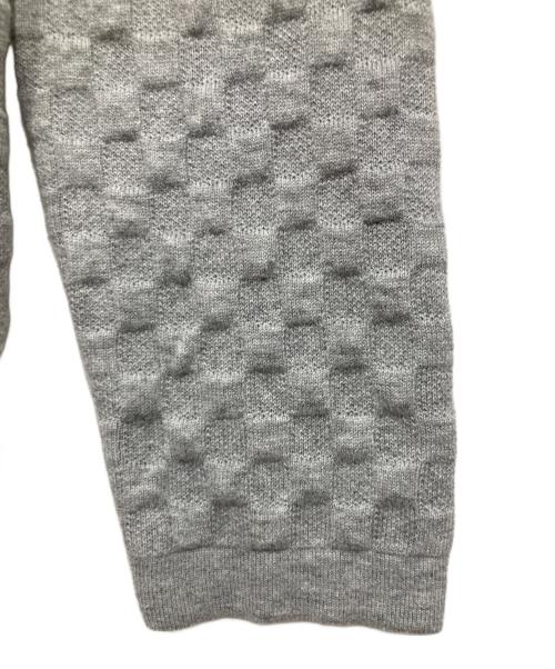 ARMANI EXCHANGE（アルマーニ エクスチェンジ）ARMANI EXCHANGE (アルマーニ エクスチェンジ) ニットジャケット グレー サイズ:Ｌの古着・服飾アイテム