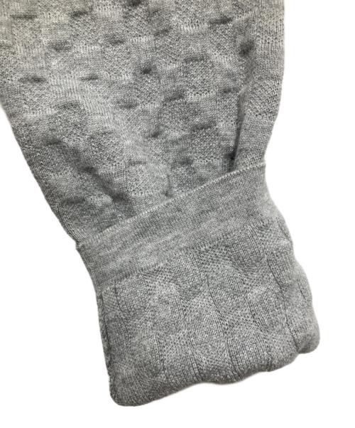 ARMANI EXCHANGE（アルマーニ エクスチェンジ）ARMANI EXCHANGE (アルマーニ エクスチェンジ) ニットジャケット グレー サイズ:Ｌの古着・服飾アイテム