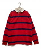 POLO RALPH LAURENポロ・ラルフローレン）の古着「ラガーシャツ」｜レッド