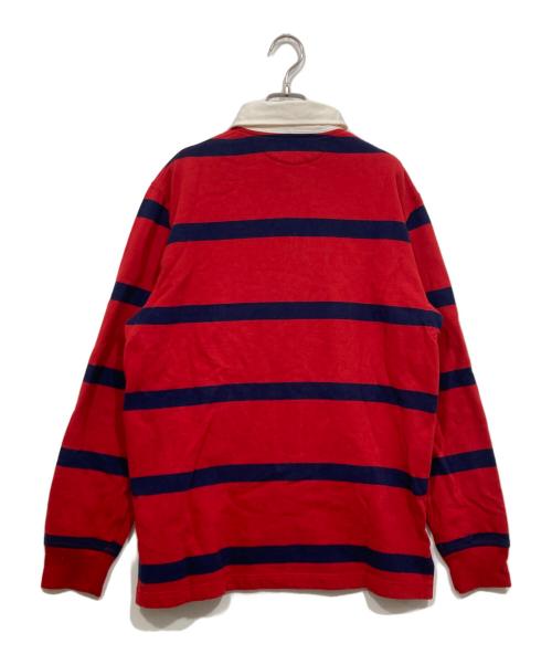 POLO RALPH LAUREN（ポロ・ラルフローレン）POLO RALPH LAUREN (ポロ・ラルフローレン) ラガーシャツ レッド サイズ:Lの古着・服飾アイテム