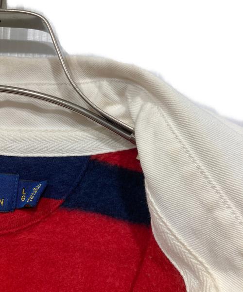 POLO RALPH LAUREN（ポロ・ラルフローレン）POLO RALPH LAUREN (ポロ・ラルフローレン) ラガーシャツ レッド サイズ:Lの古着・服飾アイテム