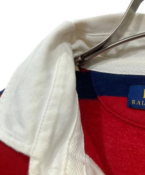 POLO RALPH LAUREN（ポロ・ラルフローレン）POLO RALPH LAUREN (ポロ・ラルフローレン) ラガーシャツ レッド サイズ:Lの古着・服飾アイテム