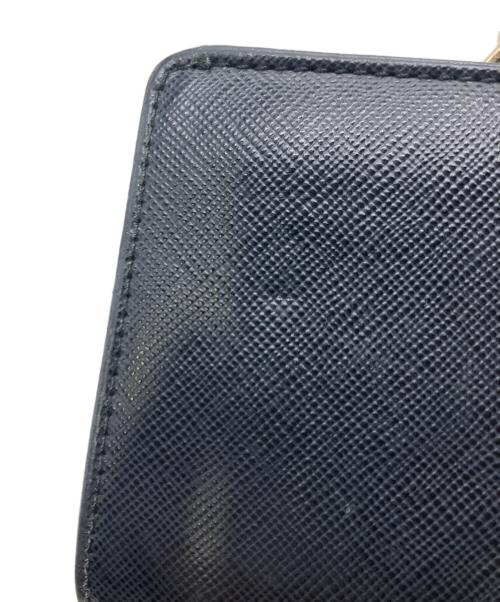 Vivienne Westwood（ヴィヴィアンウエストウッド）Vivienne Westwood (ヴィヴィアンウエストウッド) がま口2つ折り財布 ブラックの古着・服飾アイテム