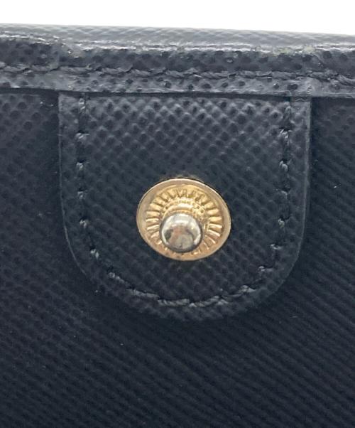 Vivienne Westwood（ヴィヴィアンウエストウッド）Vivienne Westwood (ヴィヴィアンウエストウッド) がま口2つ折り財布 ブラックの古着・服飾アイテム