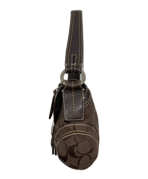 COACH（コーチ）COACH (コーチ) ソーホーシグネチャーワンショルダーバッグ ブラウンの古着・服飾アイテム