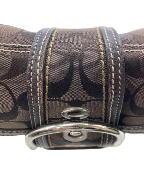 COACH（コーチ）COACH (コーチ) ソーホーシグネチャーワンショルダーバッグ ブラウンの古着・服飾アイテム