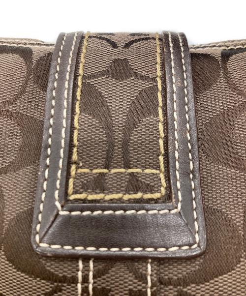 COACH（コーチ）COACH (コーチ) ソーホーシグネチャーワンショルダーバッグ ブラウンの古着・服飾アイテム