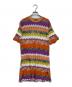 MISSONI（ミッソーニ）の古着「ジグザグ柄ニットワンピース」｜マルチカラー