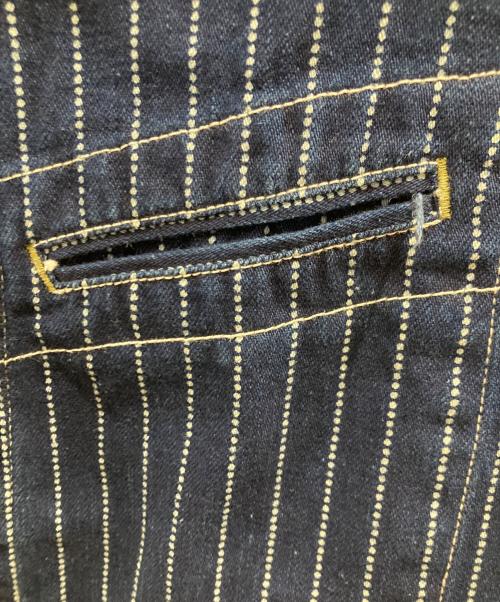 SUGAR CANE（シュガーケーン）SUGAR CANE (シュガーケーン) ウォバッシュストライプワークベスト / WABASH STRIPE WORK VEST インディゴ サイズ:36の古着・服飾アイテム