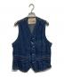 SUGAR CANE（シュガーケーン）の古着「ウォバッシュストライプワークベスト / WABASH STRIPE WORK VEST」｜インディゴ