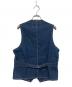 SUGAR CANE (シュガーケーン) ウォバッシュストライプワークベスト / WABASH STRIPE WORK VEST インディゴ サイズ:36：13000円