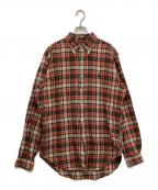 RALPH LAURENラルフローレン）の古着「マドラスチェックシャツ」｜レッド