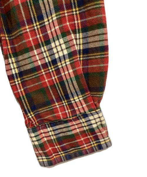 RALPH LAUREN（ラルフローレン）RALPH LAUREN (ラルフローレン) マドラスチェックシャツ レッド サイズ:Mの古着・服飾アイテム