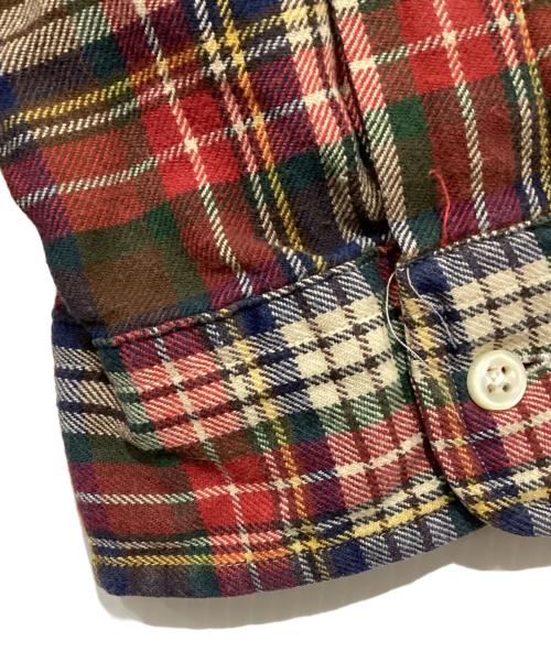 RALPH LAUREN（ラルフローレン）RALPH LAUREN (ラルフローレン) マドラスチェックシャツ レッド サイズ:Mの古着・服飾アイテム