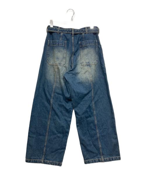JOURNAL STANDARD（ジャーナルスタンダード）JOURNAL STANDARD (ジャーナルスタンダード) バーティカルカット デニムベルテッド ブルー サイズ:Sの古着・服飾アイテム