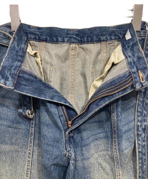 JOURNAL STANDARD（ジャーナルスタンダード）JOURNAL STANDARD (ジャーナルスタンダード) バーティカルカット デニムベルテッド ブルー サイズ:Sの古着・服飾アイテム