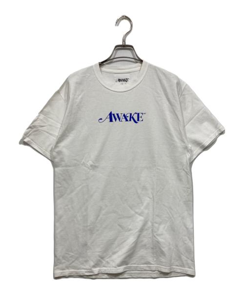 AWAKE（アウェイク）AWAKE (アウェイク) ロゴプリントTシャツ ホワイト サイズ:Mの古着・服飾アイテム
