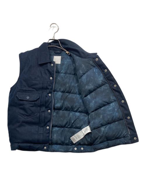 LEVI'S（リーバイス）LEVI'S (リーバイス) ダウンベスト ネイビー サイズ:Ｍの古着・服飾アイテム