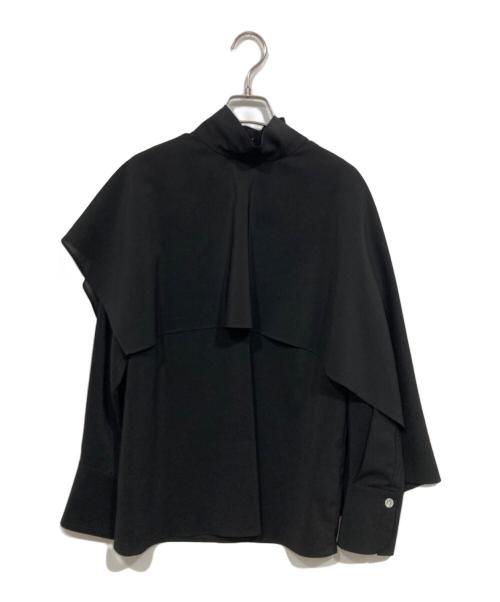 ADORE（アドーア）ADORE (アドーア) 2WAYレイヤードスキッパーブラウス ブラック サイズ:38の古着・服飾アイテム
