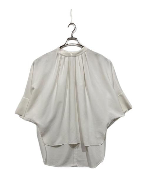 ADORE（アドーア）ADORE (アドーア) ドライタッチジョーゼットブラウス ホワイト サイズ:38の古着・服飾アイテム