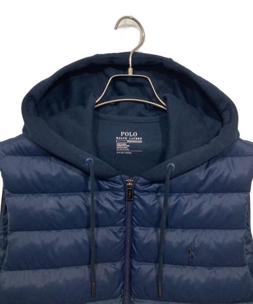 POLO RALPH LAUREN（ポロ・ラルフローレン）POLO RALPH LAUREN (ポロ・ラルフローレン) 中綿ベスト ネイビー サイズ:Sの古着・服飾アイテム