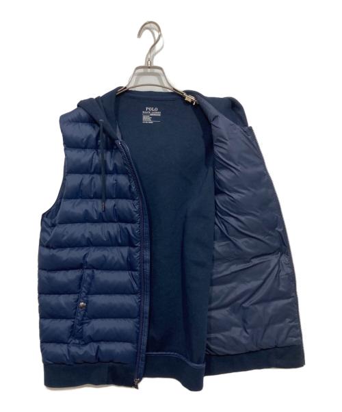 POLO RALPH LAUREN（ポロ・ラルフローレン）POLO RALPH LAUREN (ポロ・ラルフローレン) 中綿ベスト ネイビー サイズ:Sの古着・服飾アイテム