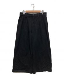 harapeco（ハラペコ）の古着「ワイドデニムパンツ」｜ブラック
