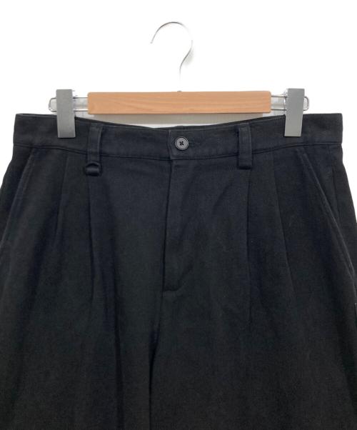 harapeco（ハラペコ）harapeco (ハラペコ) ワイドデニムパンツ ブラック サイズ:Lの古着・服飾アイテム