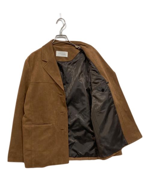 na.e（ナエ）na.e (ナエ) スウェードジャケット ベージュ サイズ:-の古着・服飾アイテム