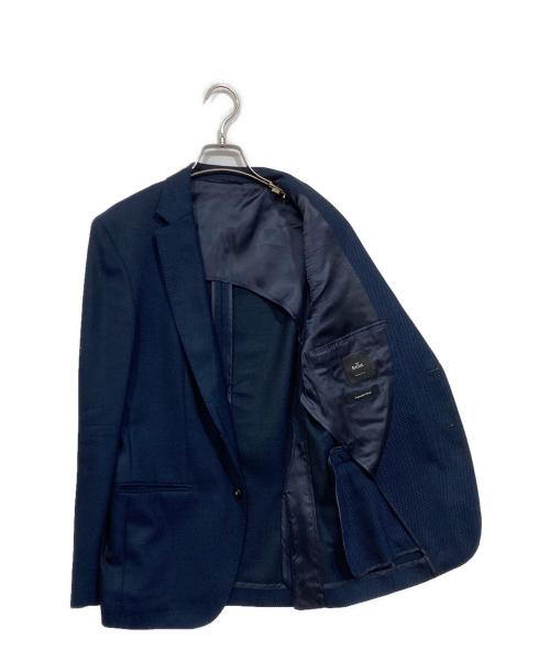 BOSS HUGO BOSS（ボス ヒューゴボス）BOSS HUGO BOSS (ボス ヒューゴボス) テーラードジャケット ネイビー サイズ:Lの古着・服飾アイテム