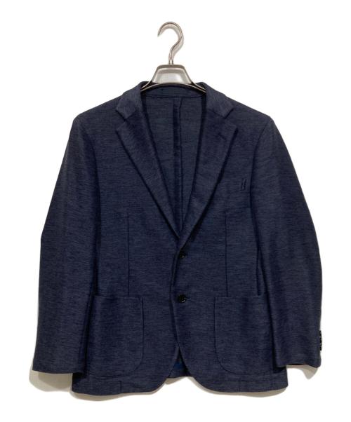 MACKINTOSH PHILOSOPHY（マッキントッシュ フィロソフィー）MACKINTOSH PHILOSOPHY (マッキントッシュ フィロソフィー) ジャージーテーラードジャケット ネイビー サイズ:38Rの古着・服飾アイテム