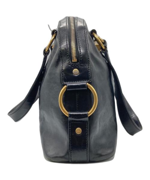 Yves Saint Laurent（イヴサンローラン）Yves Saint Laurent (イヴサンローラン) ミューズハンドバッグ ブラックの古着・服飾アイテム