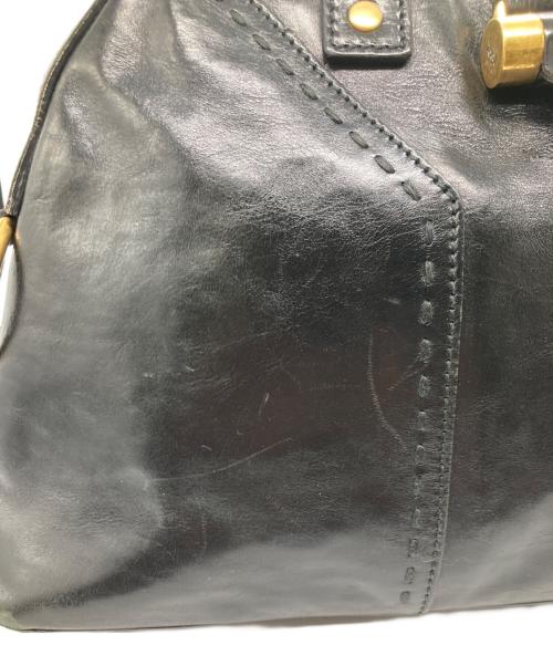 Yves Saint Laurent（イヴサンローラン）Yves Saint Laurent (イヴサンローラン) ミューズハンドバッグ ブラックの古着・服飾アイテム