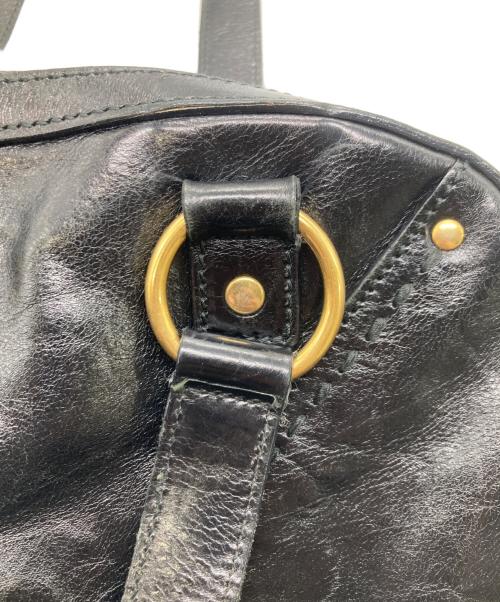 Yves Saint Laurent（イヴサンローラン）Yves Saint Laurent (イヴサンローラン) ミューズハンドバッグ ブラックの古着・服飾アイテム
