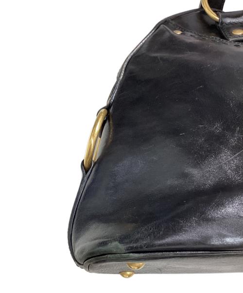 Yves Saint Laurent（イヴサンローラン）Yves Saint Laurent (イヴサンローラン) ミューズハンドバッグ ブラックの古着・服飾アイテム