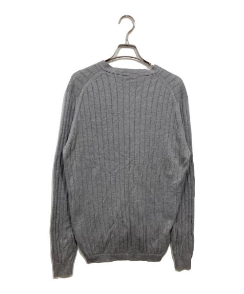 JOHN SMEDLEY（ジョンスメドレー）JOHN SMEDLEY (ジョンスメドレー) コットンリブカーディガン グレー サイズ:Mの古着・服飾アイテム
